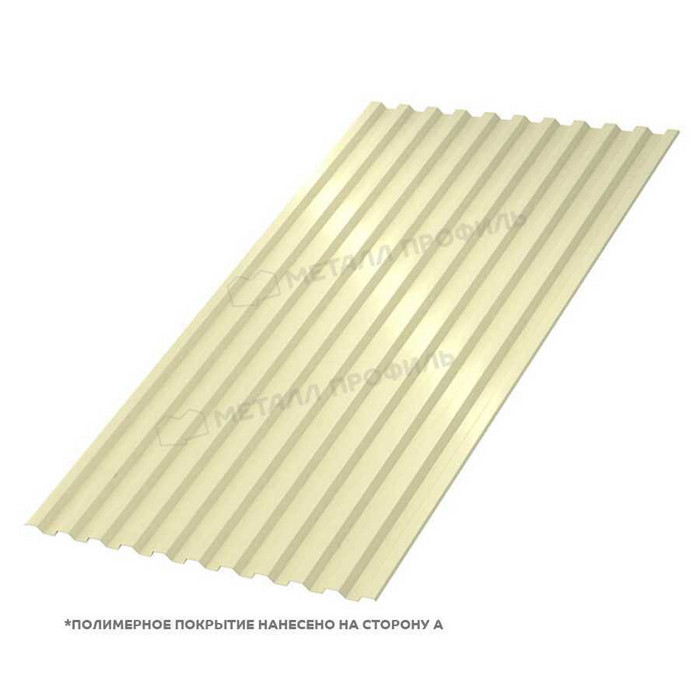 Профлист Металл Профиль С-21 0,5 NormanMP RAL 1015 Светлая слоновая кость