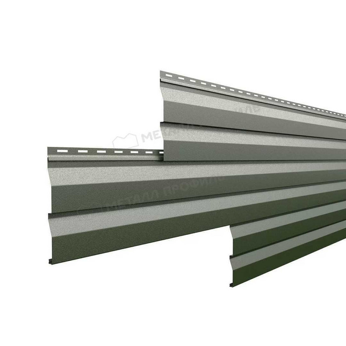 Металлический сайдинг Металл-Профиль VikingMP RAL 6007 Бутылочно-зеленый